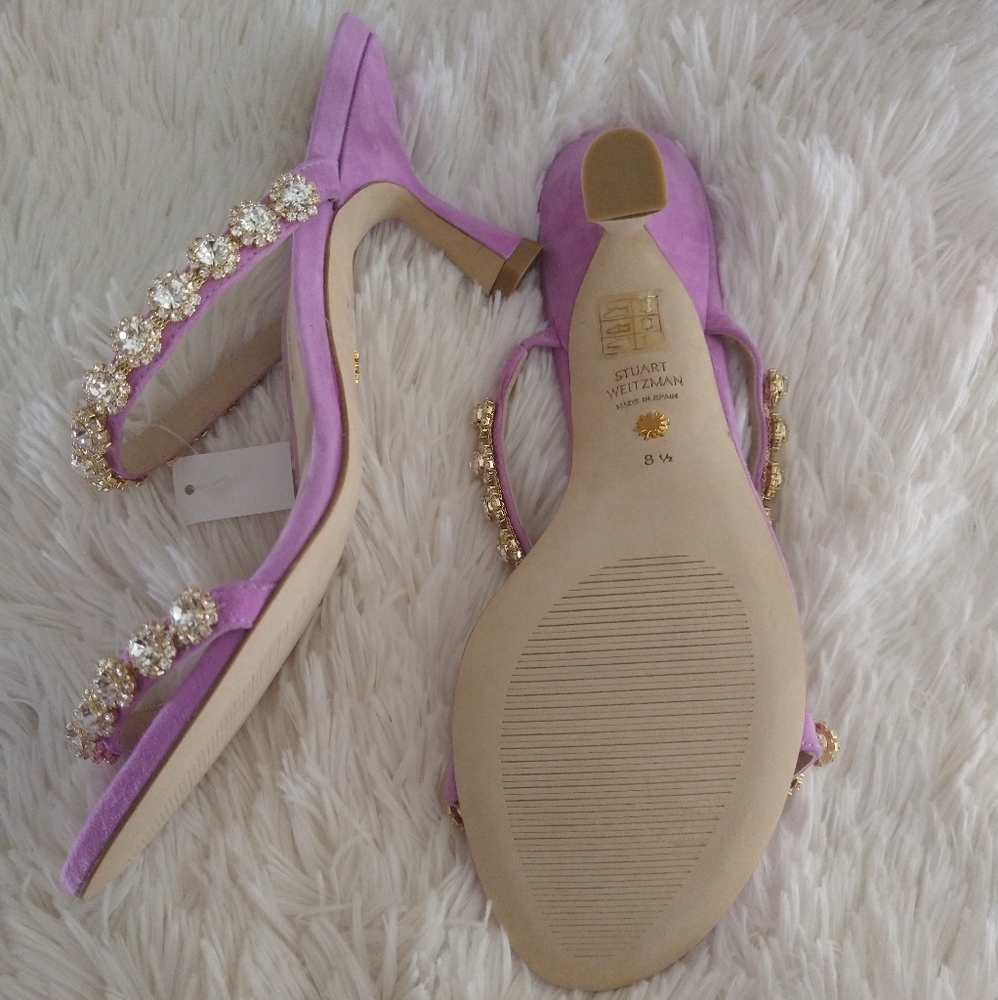 ✋🏻SOLD ✋🏻 Stuart Weitzman Marletta 75 Crystal - Picture 4 of 8